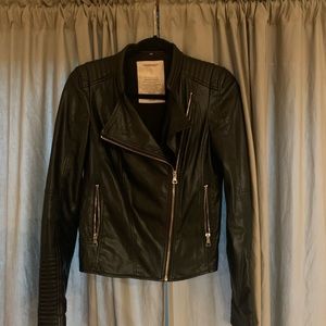 Faux leather jacket